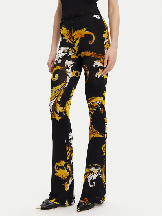Текстилни панталони Versace Jeans Couture за Жени цена