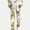 Versace Jeans Couture Текстилни панталони 78HAA111 Бял Straight Fit за Жени цена