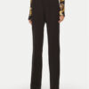 Versace Jeans Couture Текстилни панталони 77HAA117 Черен Straight Fit за Жени цена