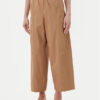 Weekend Max Mara Текстилни панталони Milva 2515131092 Кафяв Relaxed Fit за Жени цена