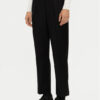 Weekend Max Mara Текстилни панталони Hateley 2425136052 Черен Regular Fit за Жени цена