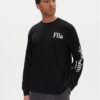 Fila Тениска с дълъг ръкав Laon FAM0904 Черен Oversize за Мъже цена