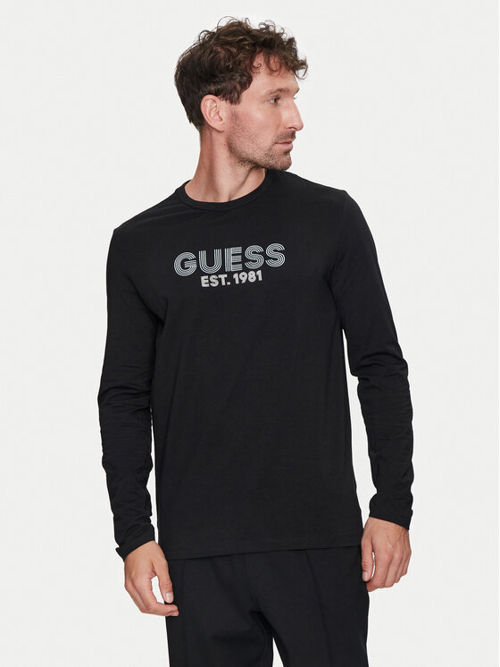 Тениска с дълъг ръкав Guess за Мъже цена