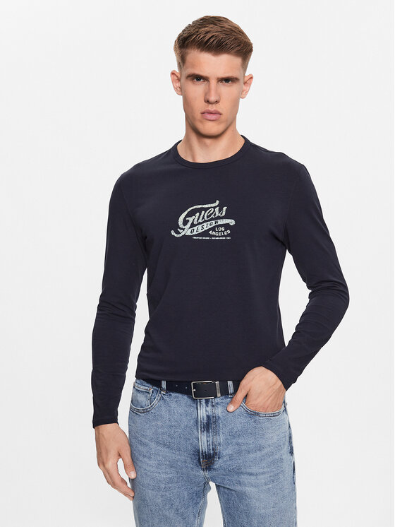 Тениска с дълъг ръкав Guess за Мъже цена