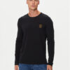 Versace Тениска с дълъг ръкав AUU01007 1A10011 Черен Regular Fit за Мъже цена