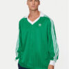 adidas Тениска с дълъг ръкав adicolor Piqué Football IX5225 Зелен Regular Fit за Мъже цена