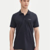 Aeronautica Militare Тениска с яка и копчета 251PO1843P191 Тъмносин Regular Fit за Мъже цена