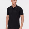 Boss Тениска с яка и копчета Paule 4 50506195 Черен Slim Fit за Мъже цена