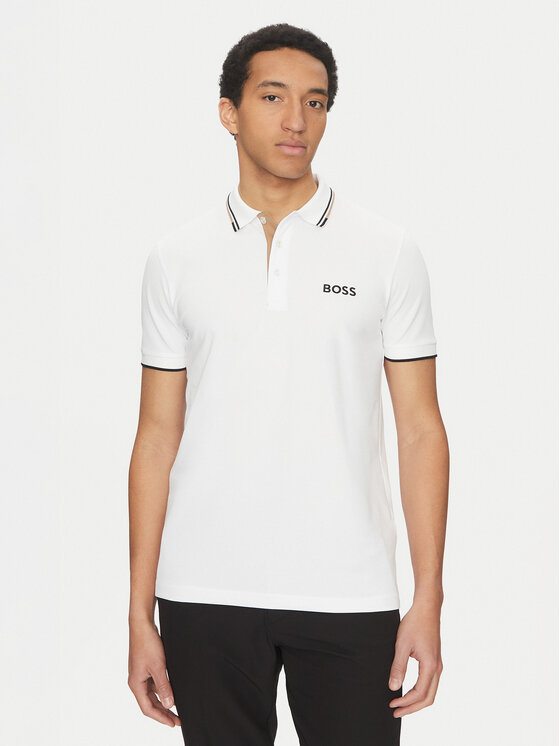 BOSS Тениска с яка и копчета Paddy Pro 50469102 Бежов Regular Fit за Мъже цена