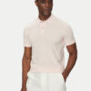 BOSS Тениска с яка и копчета Pallas 50468362 Розов Regular Fit за Мъже цена