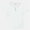Calvin Klein Jeans Тениска с яка и копчета Embro Logo IB0IB02370 Бял Regular Fit за Момчета цена