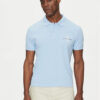 Calvin Klein Jeans Тениска с яка и копчета Monologo J30J325664 Светлосиньо Regular Fit за Мъже цена