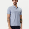 Calvin Klein Тениска с яка и копчета K10K114135 Светлосиньо Regular Fit за Мъже цена