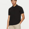 Calvin Klein Тениска с яка и копчета K10K114128 Черен Regular Fit за Мъже цена