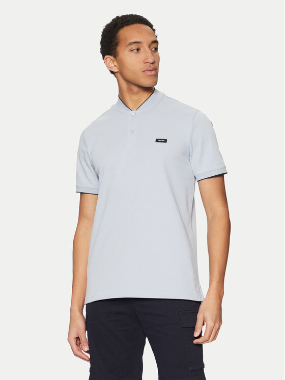 Тениска с яка и копчета Calvin Klein за Мъже цена