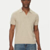 Calvin Klein Тениска с яка и копчета K10K114087 Бежов Regular Fit за Мъже цена