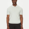 Calvin Klein Тениска с яка и копчета Micro Waffle Polo S/S K10K114465 Екрю Regular Fit за Мъже цена