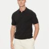 Calvin Klein Тениска с яка и копчета K10K114476 Черен Regular Fit за Мъже цена