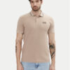 EA7 Emporio Armani Тениска с яка и копчета 8NPF16 PJVUZ U6155 Бежов Slim Fit за Мъже цена