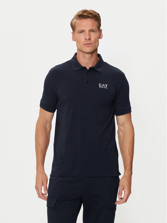 Тениска с яка и копчета EA7 Emporio Armani за Мъже цена