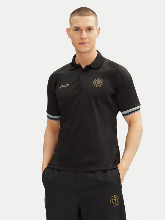 Тениска с яка и копчета EA7 Emporio Armani за Мъже цена