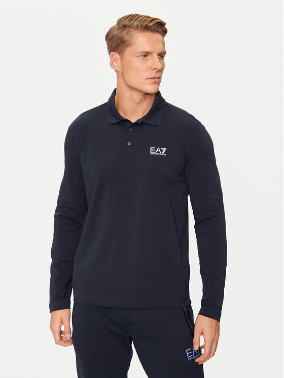 Тениска с яка и копчета EA7 Emporio Armani за Мъже цена
