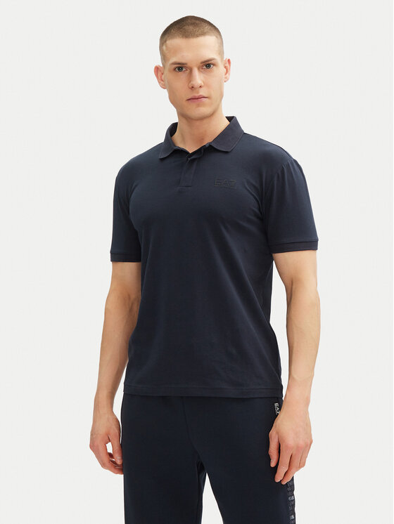 Тениска с яка и копчета EA7 Emporio Armani за Мъже цена