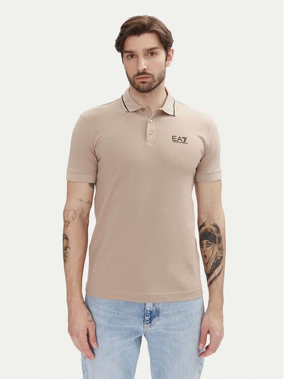 Тениска с яка и копчета EA7 Emporio Armani за Мъже цена