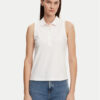 Gant Тениска с яка и копчета 4200560 Бял Regular Fit за Жени цена