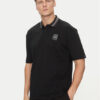 HUGO Тениска с яка и копчета Dodac_RB 50542748 Черен Regular Fit за Мъже цена