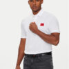 Hugo Тениска с яка и копчета Dereso222 50466202 Бял Slim Fit за Мъже цена