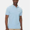Hechter Paris Тениска с яка и копчета Pique H-Eco 74004 151902 Светлосиньо Regular Fit за Мъже цена