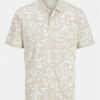Jack&Jones Тениска с яка и копчета Jeff 12269236 Бежов Standard Fit за Мъже цена