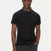 KARL LAGERFELD Тениска с яка и копчета 745001 552200 Черен Slim Fit за Мъже цена
