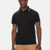 KARL LAGERFELD Тениска с яка и копчета 745002 552200 Черен Slim Fit за Мъже цена