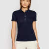 Lacoste Тениска с яка и копчета PF5462 Тъмносин Slim Fit за Жени цена