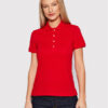 Lacoste Тениска с яка и копчета PF5462 Червен Slim Fit за Жени цена