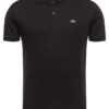 Lacoste Тениска с яка и копчета DH2050 Черен Regular Fit за Мъже цена