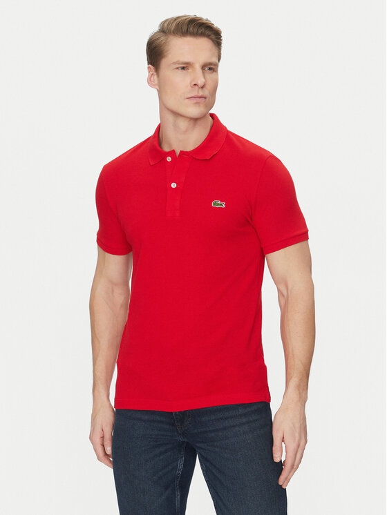 Тениска с яка и копчета Lacoste за Мъже цена