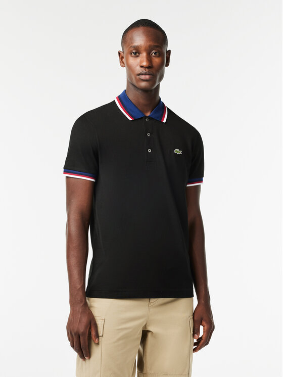 Тениска с яка и копчета Lacoste за Мъже цена