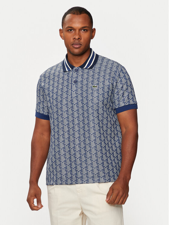 Тениска с яка и копчета Lacoste за Мъже цена