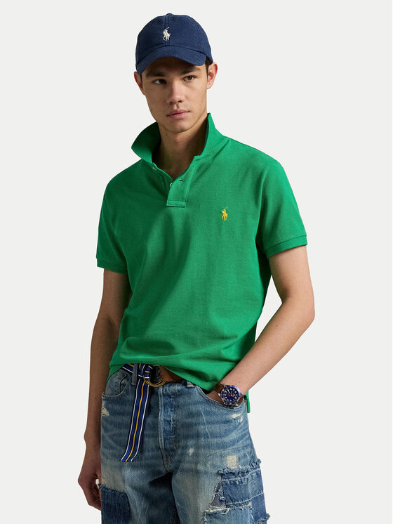Тениска с яка и копчета Polo Ralph Lauren за Мъже цена
