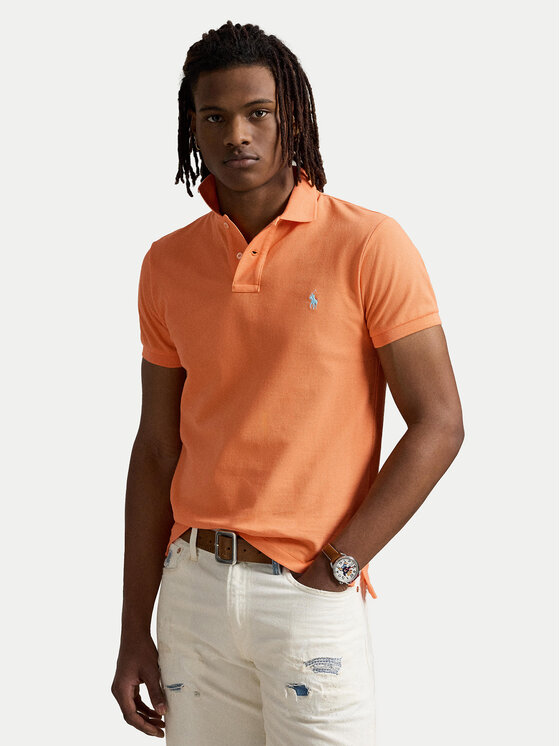 Тениска с яка и копчета Polo Ralph Lauren за Мъже цена
