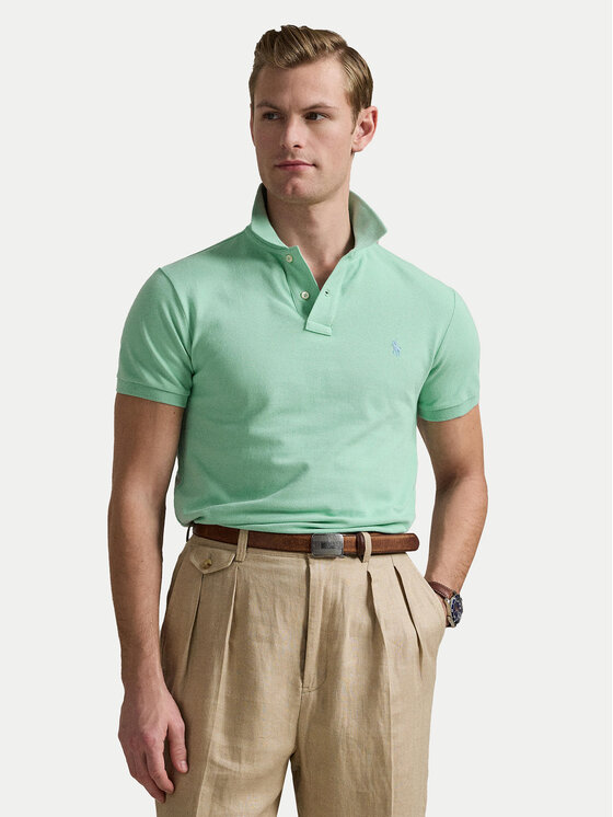 Тениска с яка и копчета Polo Ralph Lauren за Мъже цена