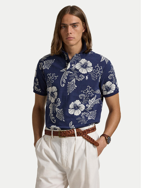Тениска с яка и копчета Polo Ralph Lauren за Мъже цена