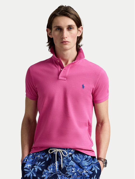 Тениска с яка и копчета Polo Ralph Lauren за Мъже цена