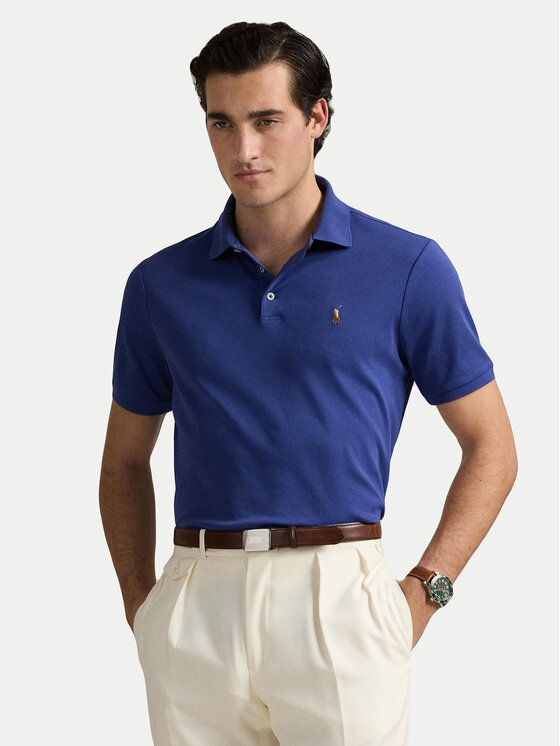 Тениска с яка и копчета Polo Ralph Lauren за Мъже цена