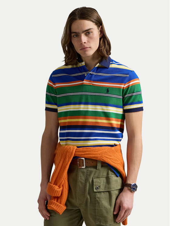 Тениска с яка и копчета Polo Ralph Lauren за Мъже цена