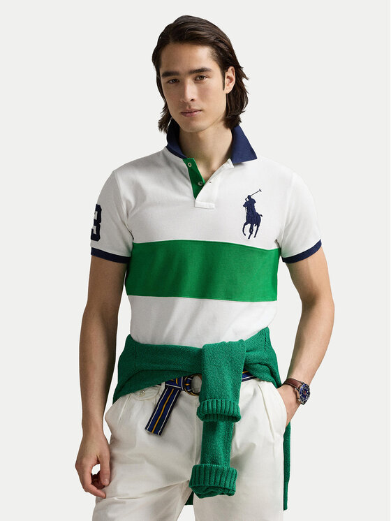 Тениска с яка и копчета Polo Ralph Lauren за Мъже цена