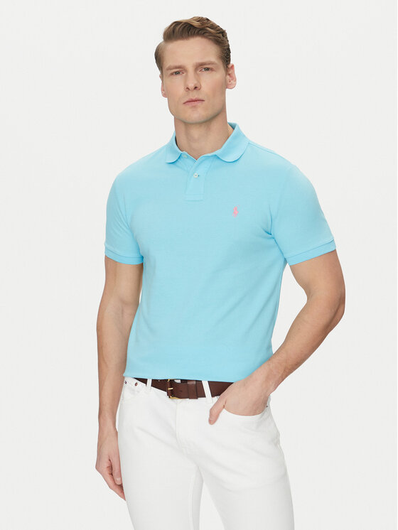 Тениска с яка и копчета Polo Ralph Lauren за Мъже цена